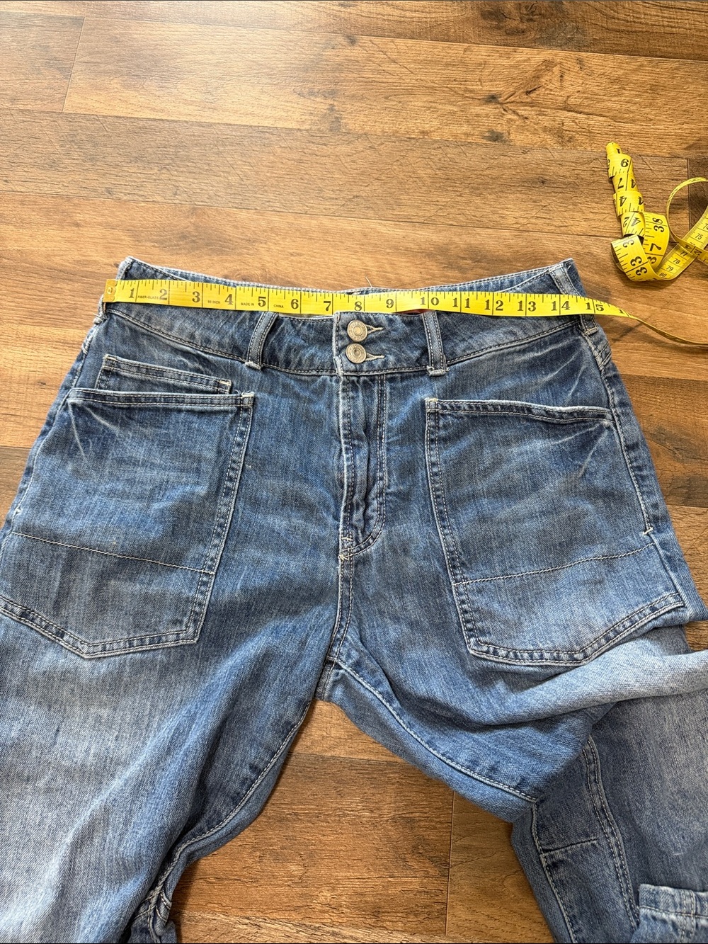 Wanderer Mid-Rise Relaxed Jeans by Pilcro - Picture 7 of 9